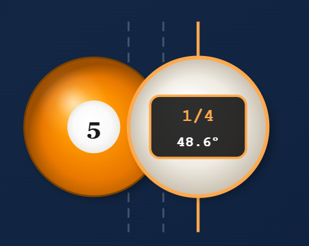 Fractional Aiming Interactive Exhibit